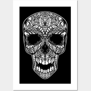 Skull Mexican Tribal Posters and Art